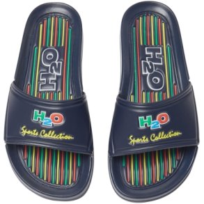 H2O-sandaler med farverige striber